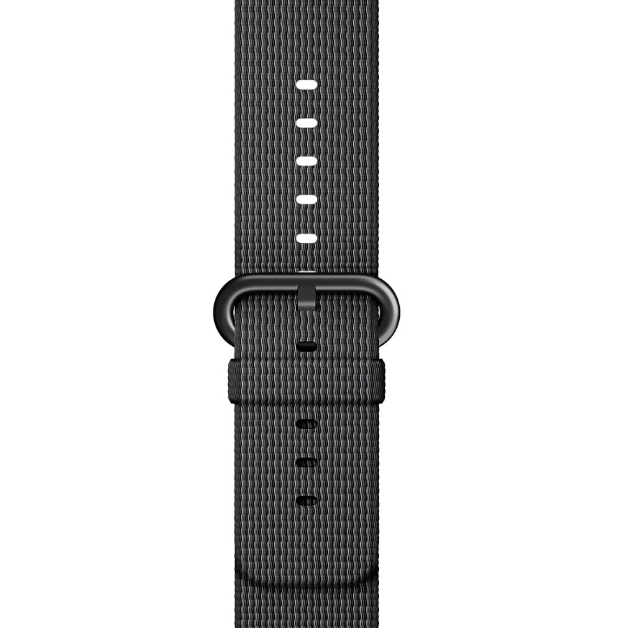 Apple Watch Sport Series 2 42mm Space Gray Aluminum Case with Black Woven Nylon Band (MP072)